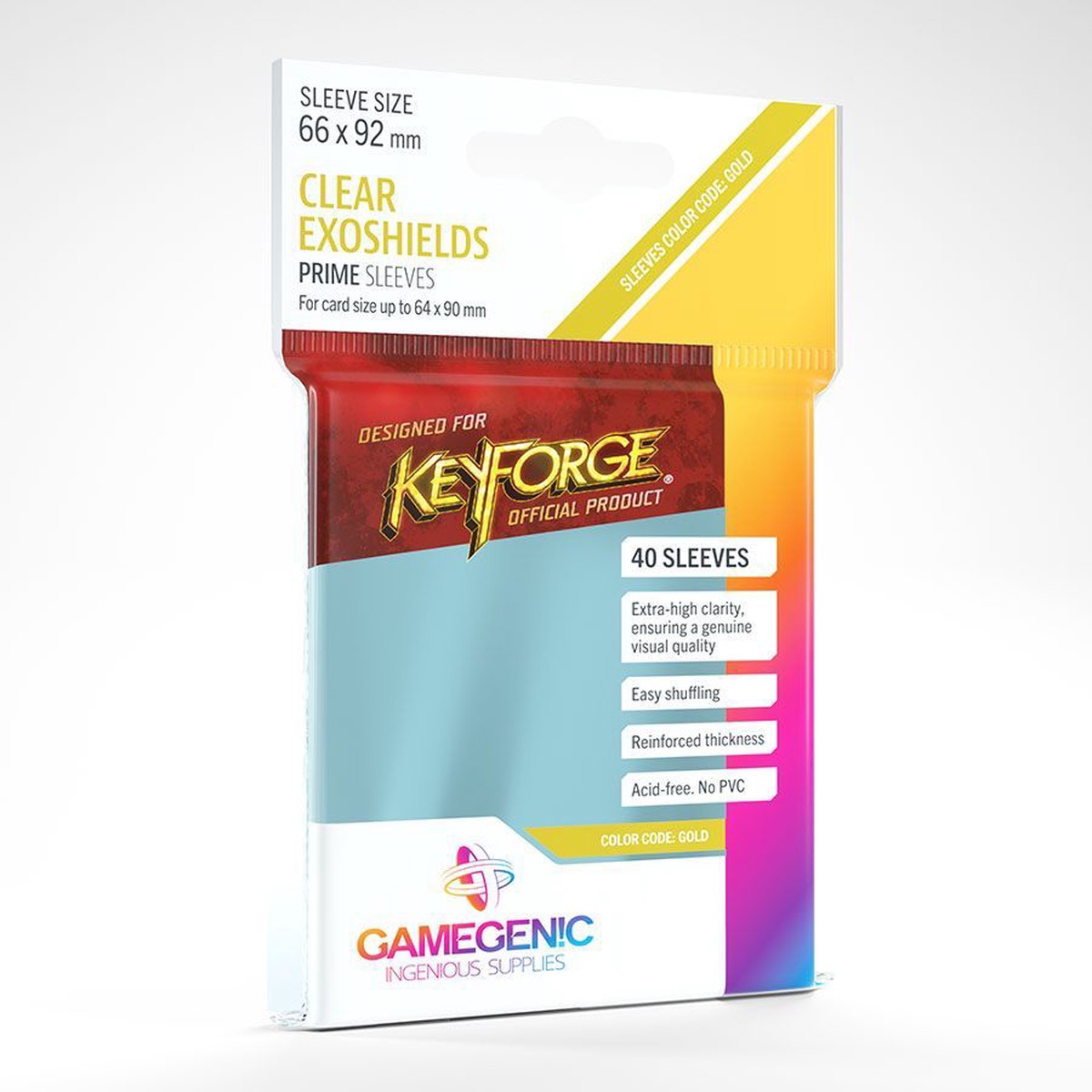 Gamegenic Keyforge Exoshields Clear