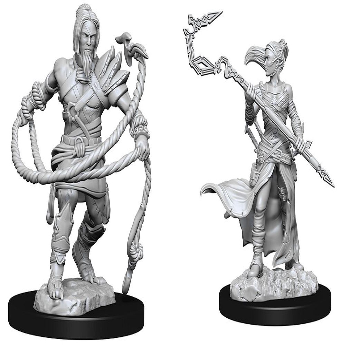 Magic the Gathering Unpainted Miniatures: Stoneforge Mystic & Kor Hookmaster (Fighter, Rogue, Wizard) (90177)