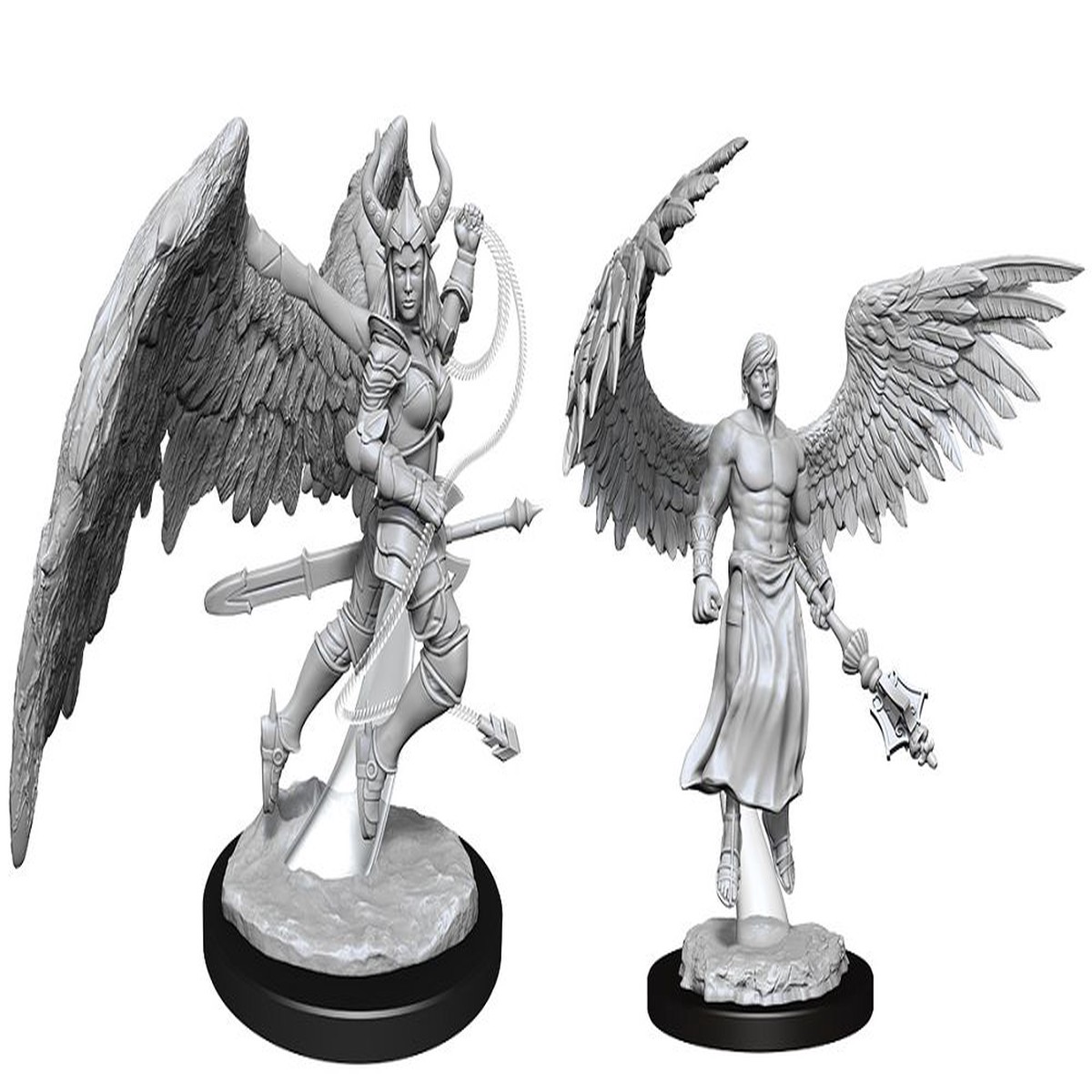 Nolzurs Marvelous Unpainted Miniatures Deva & Erinyes (90157)