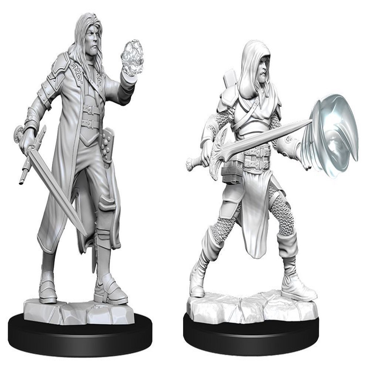 Nolzurs Marvelous Unpainted Miniatures Multiclass Male Fighter + Wizard (90150)
