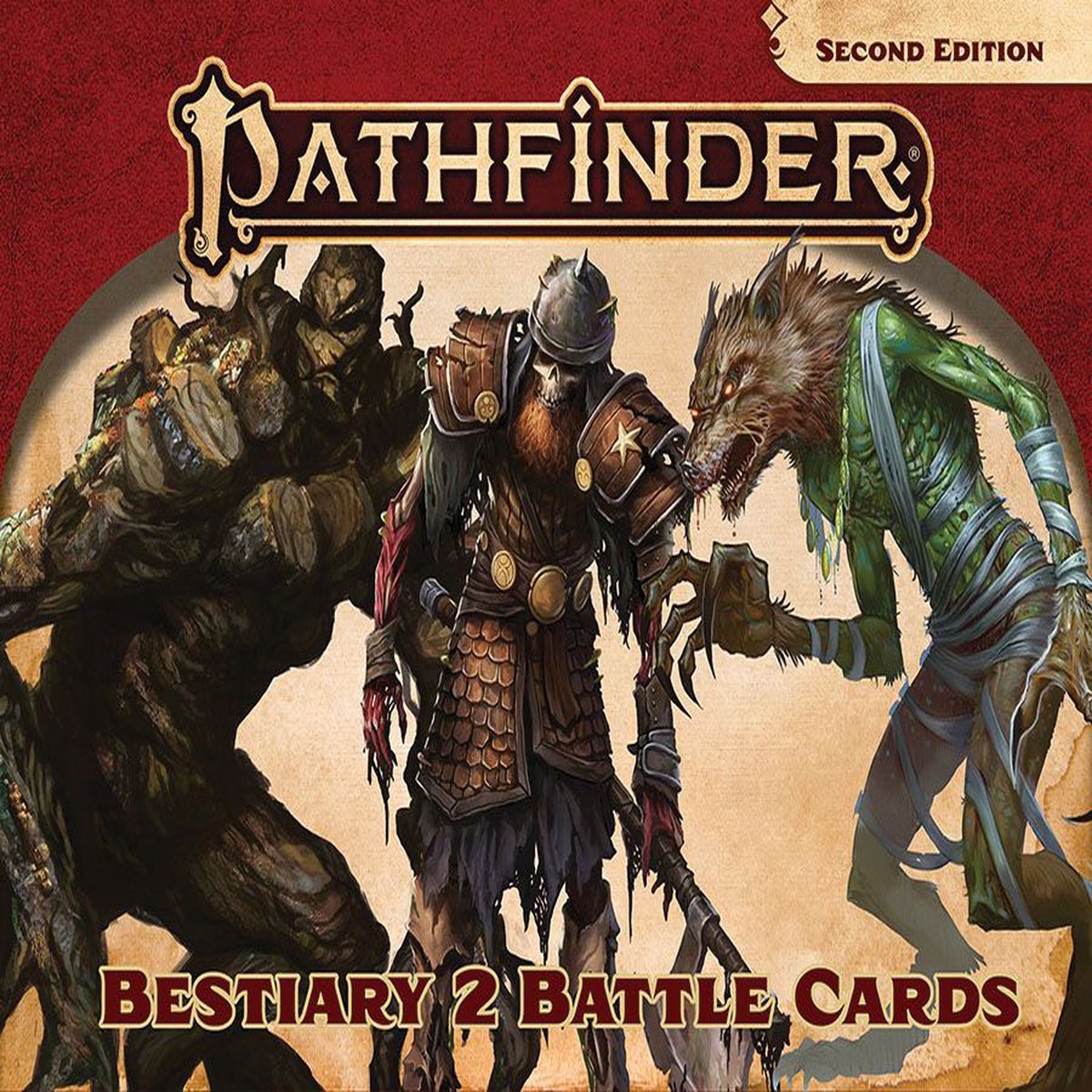 Pathfinder 2e RPG Bestiary 2 Battle Cards