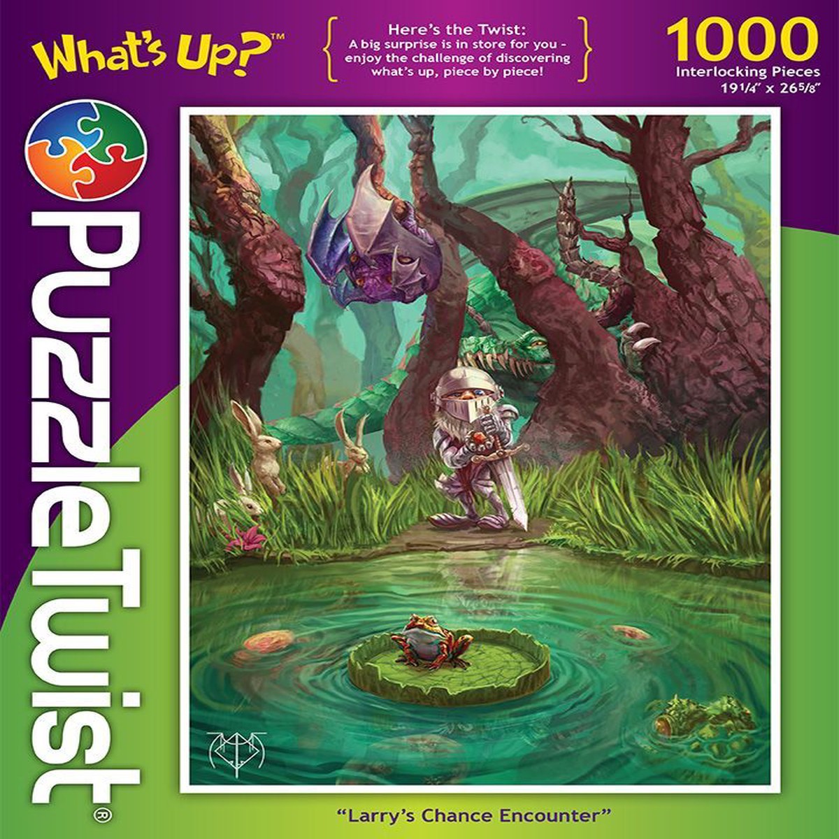 Puzzle Twist What's Up? 1000 Piece Larry's Chance Encounter