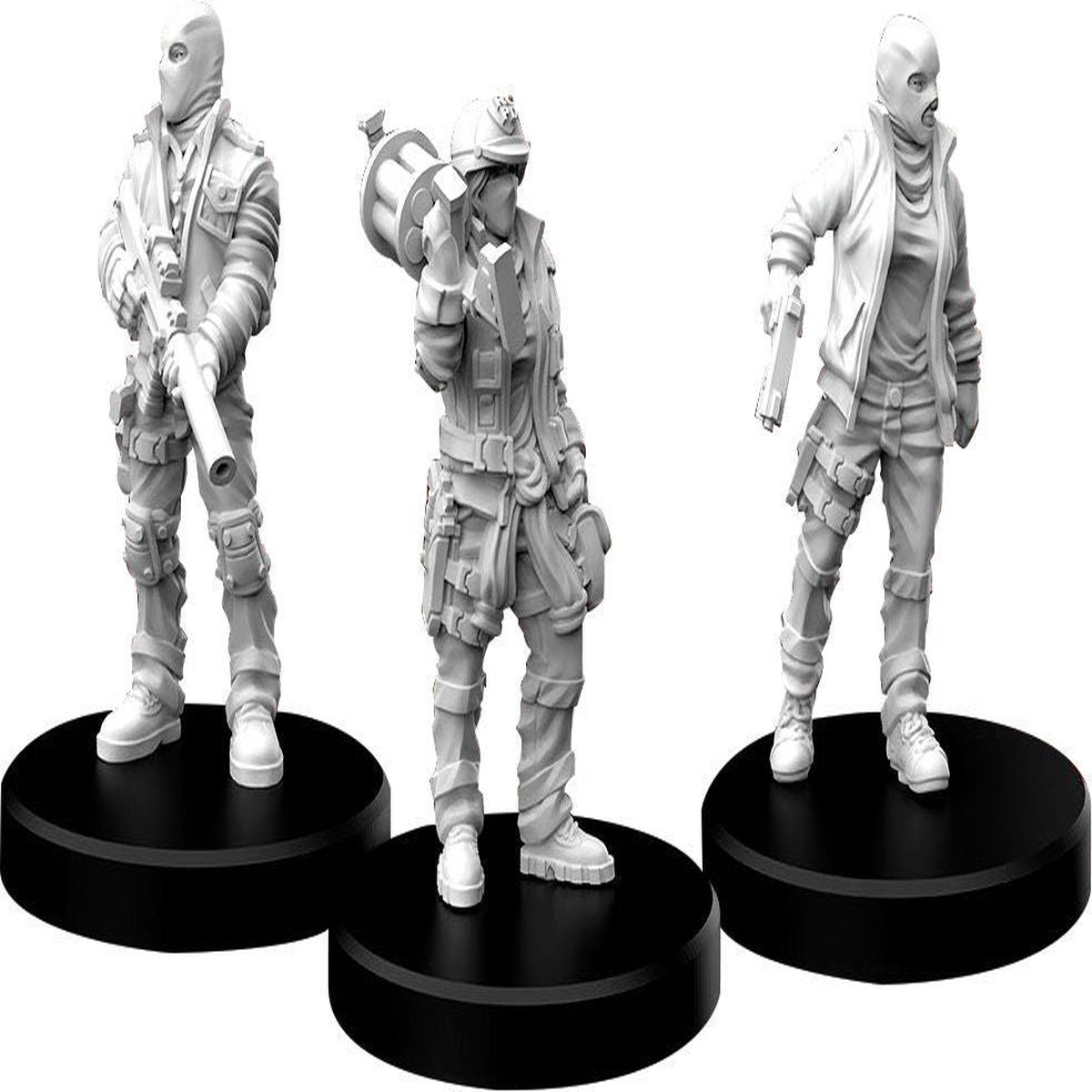 Cyberpunk Red RPG: Combat Zoners - Heavies Miniatures