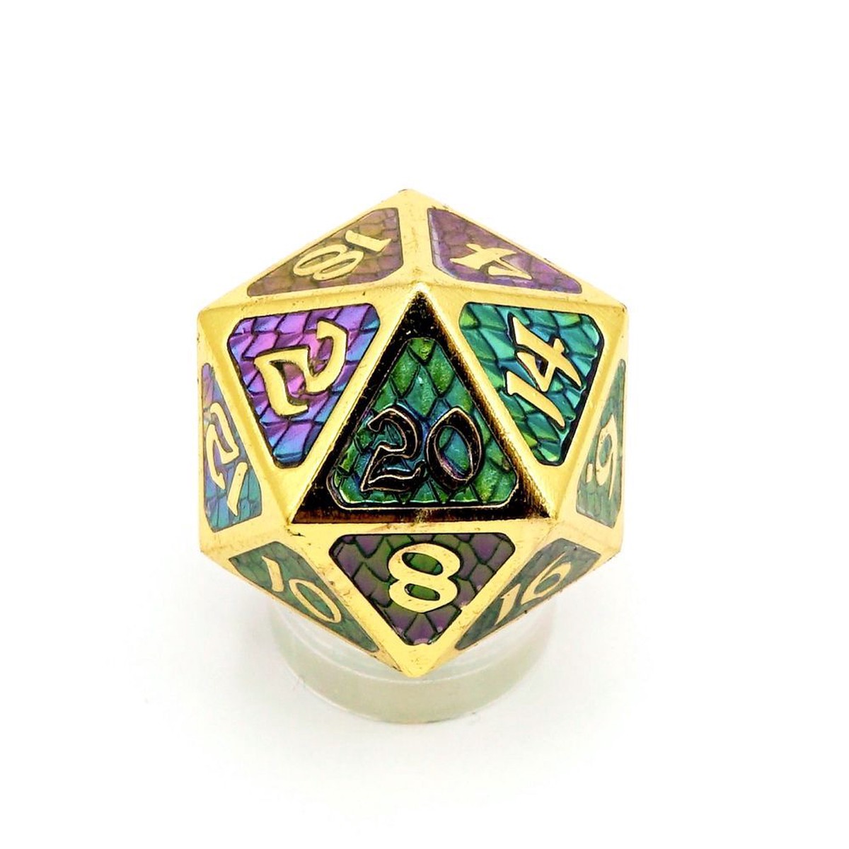 Die Hard Dice Metal Drakona Khaos Hemera Single D20