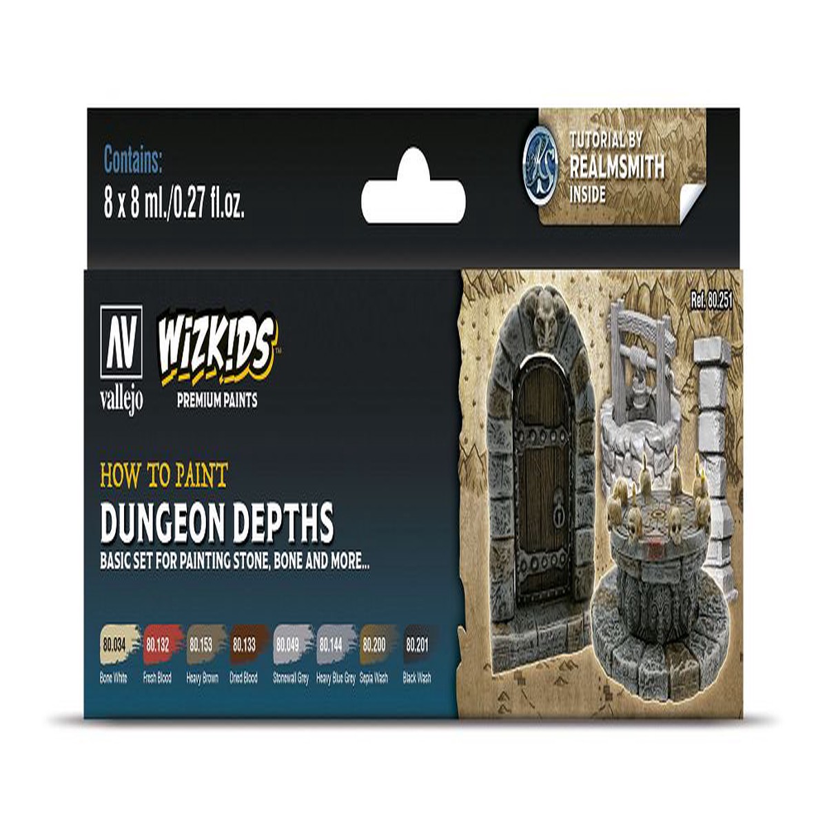 WizKids Premium Paint Set: Dungeon Depths