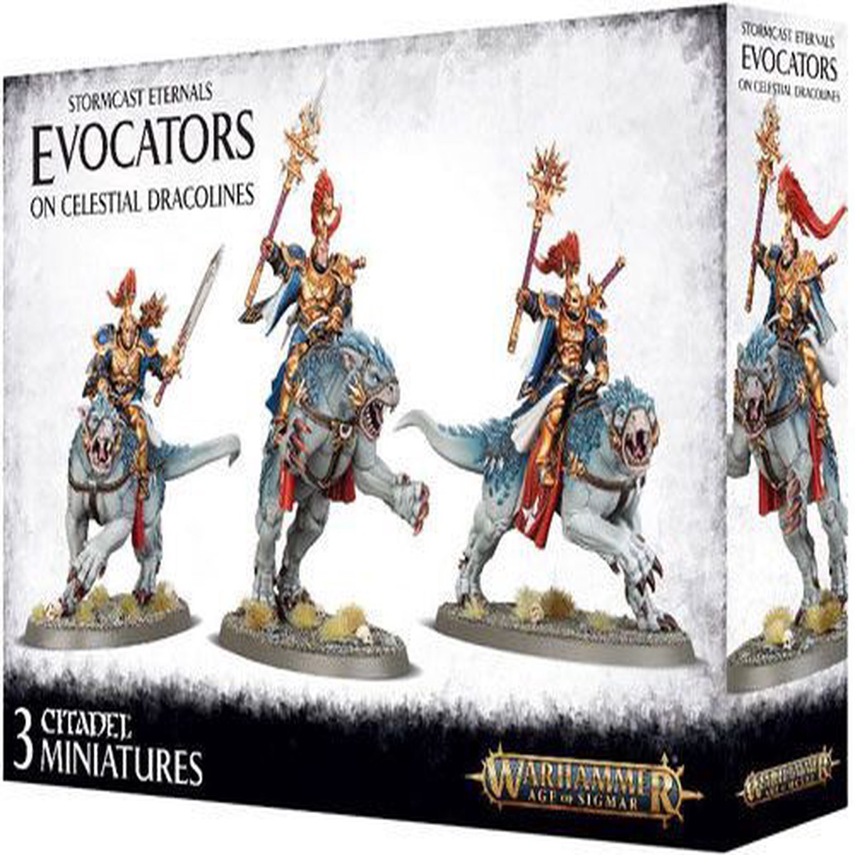 Age of Sigmar Stormcase Eternals Evocators on Celestial Dracolines