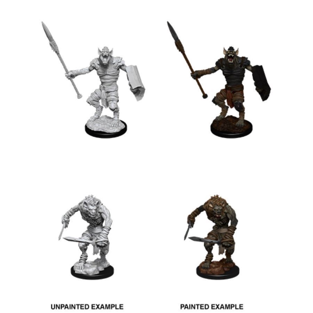 D&D Nolzur's Marvelous Unpainted Miniatures: Gnoll & Gnoll Flesh Gnawer (90066)