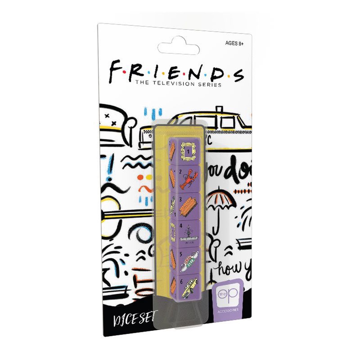 Friends 6ct D6 Dice Set