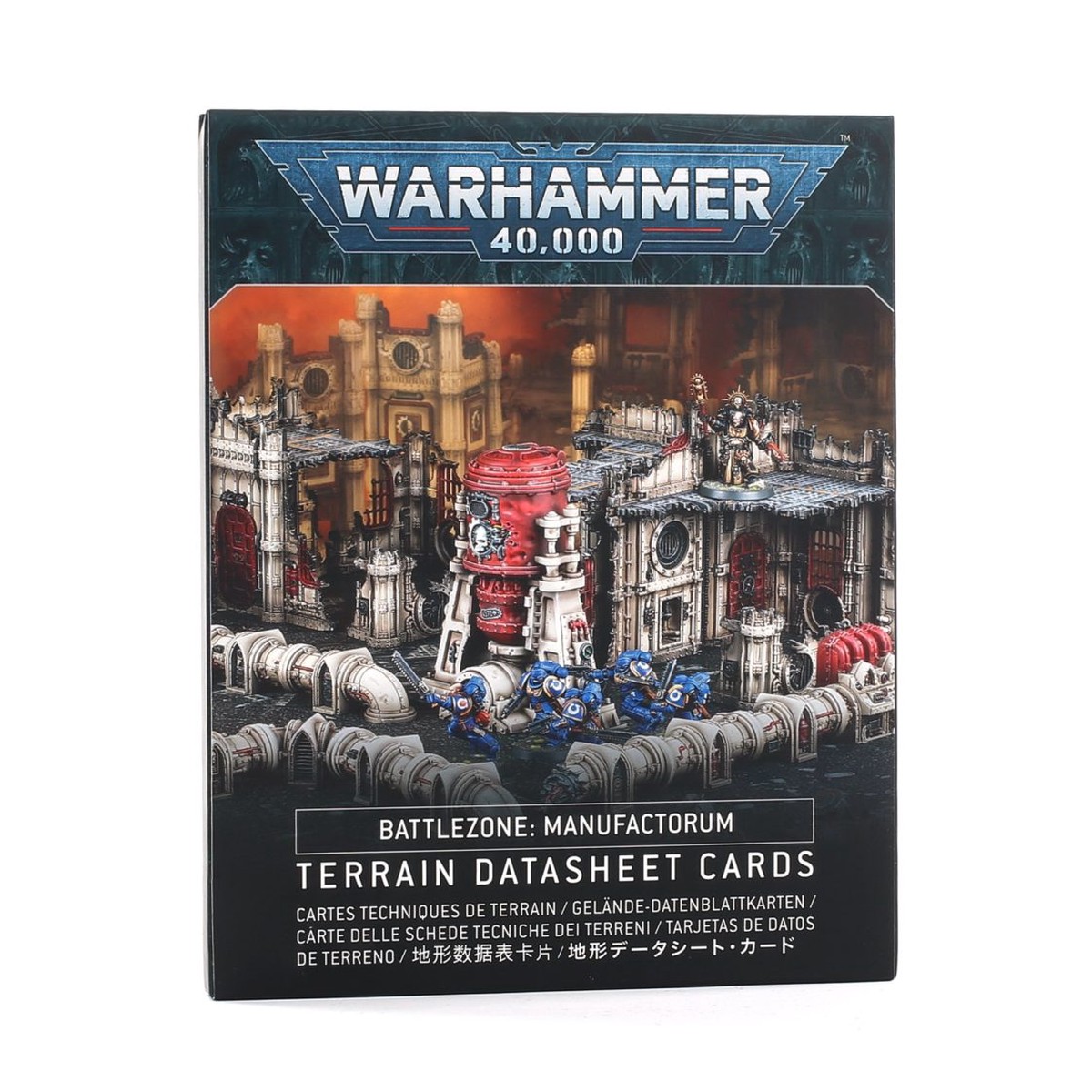 Warhammer 40K Battlezone Manufactorum Terrain Datasheet Cards