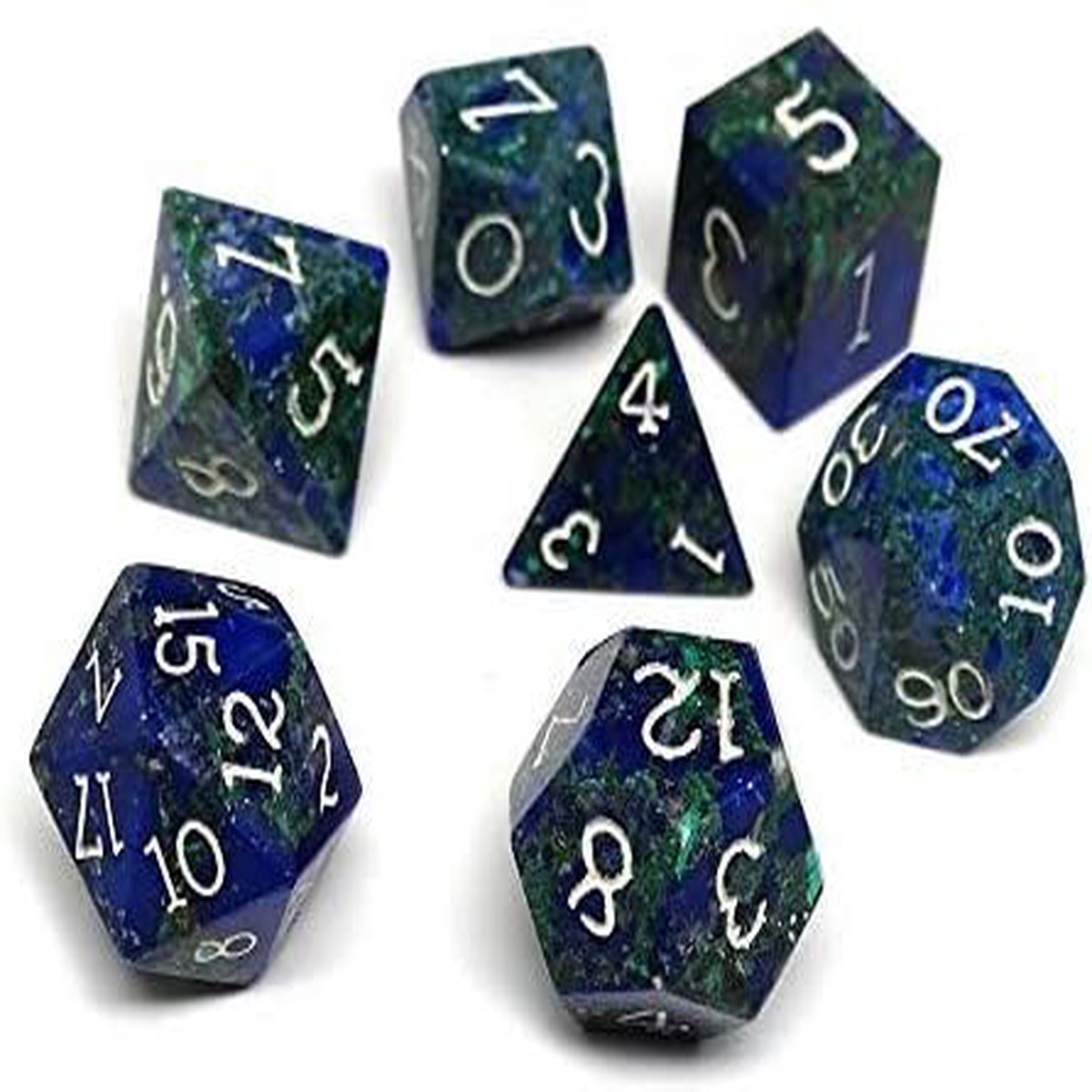 Wizard Stone Orbit 7ct Polyhedral Dice Set