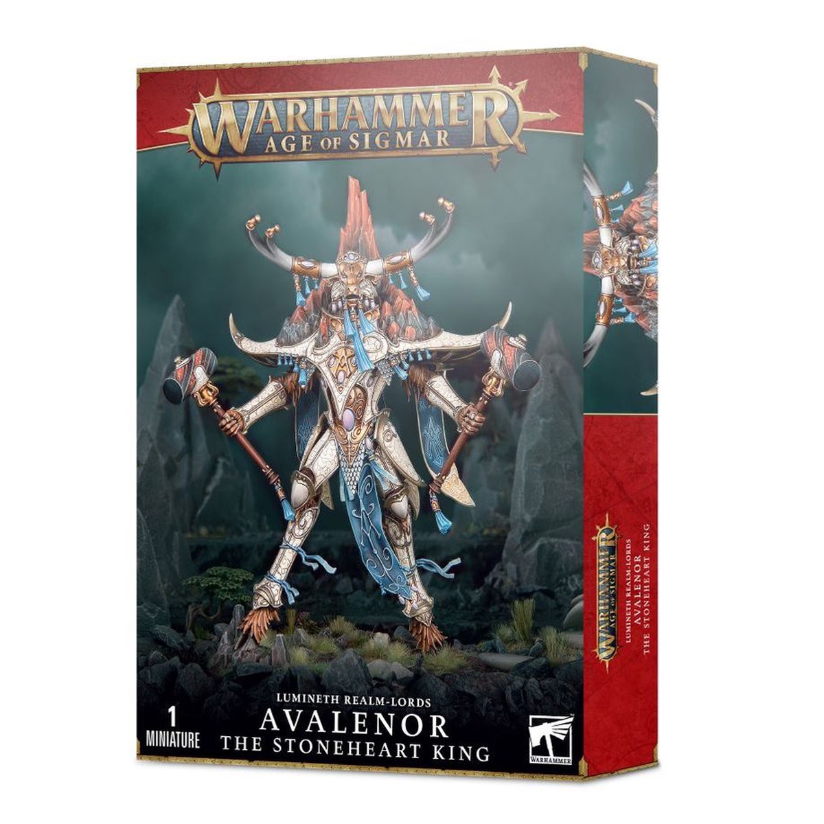Age of Sigmar Lumineth Realm Lords: Avalenor, the Stoneheart King