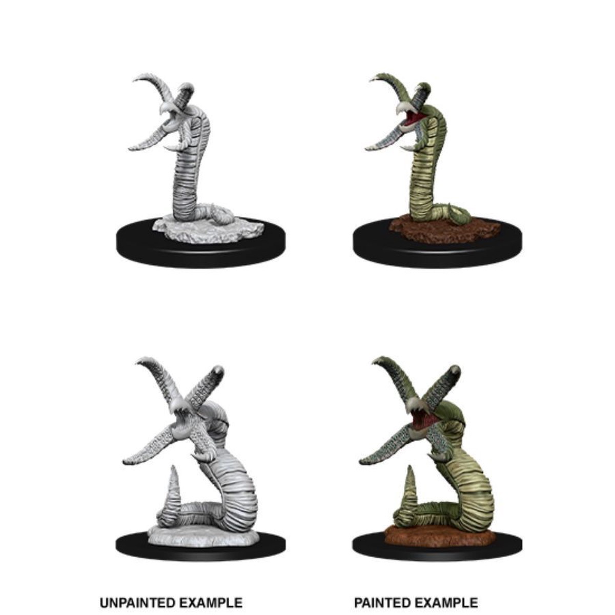 D&D Nolzur's Marvelous Unpainted Miniatures: Grick & Grick Alpha (90068)