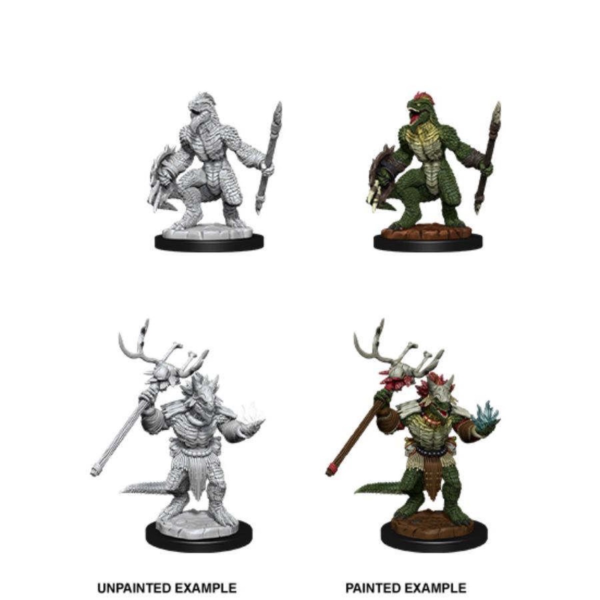 D&D Nolzur's Marvelous Unpainted Miniatures: Lizardfolk & Lizardfolk Shaman (90074)