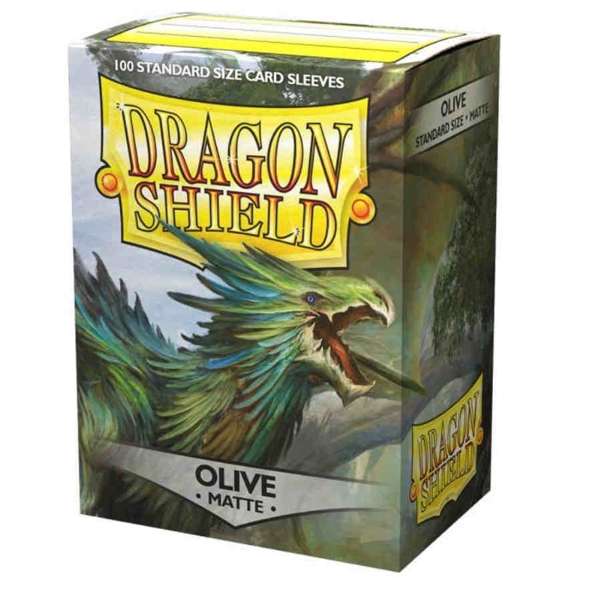Dragon Shield Matte Standard Sleeves 100ct Olive (11040)