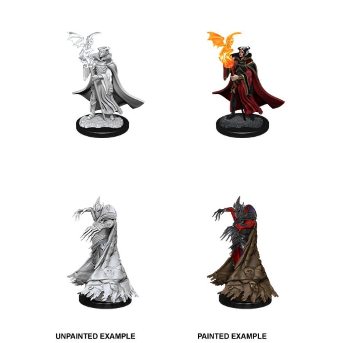 Pathfinder Deep Cuts Unpainted Miniatures: Cultist & Devil (90092)