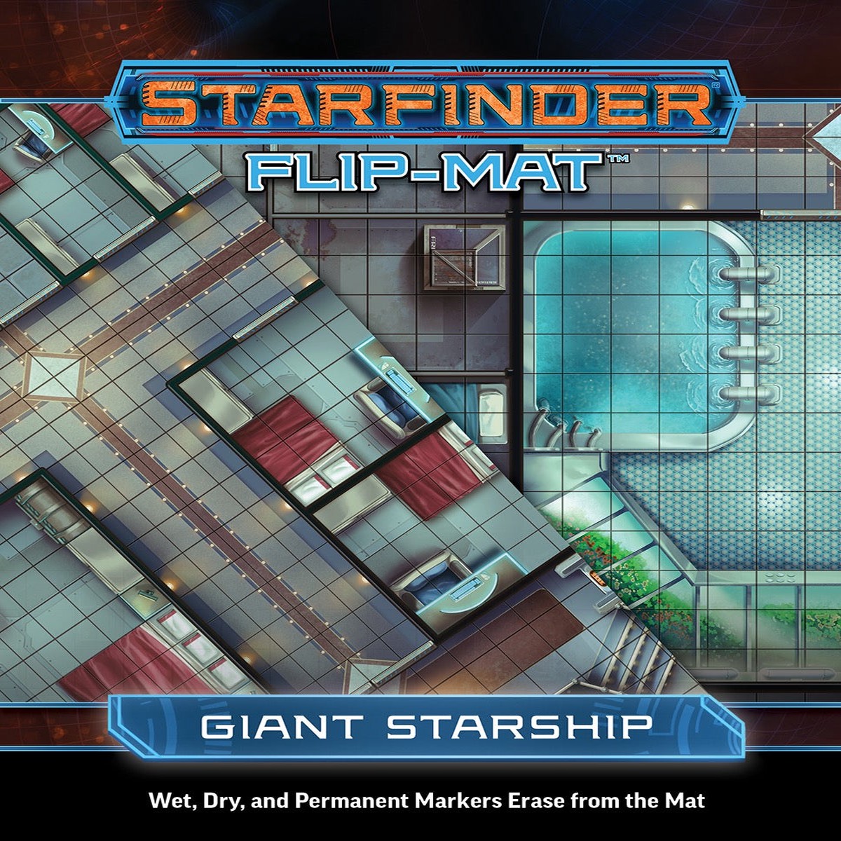 Starfinder Flip Mat Giant Starship
