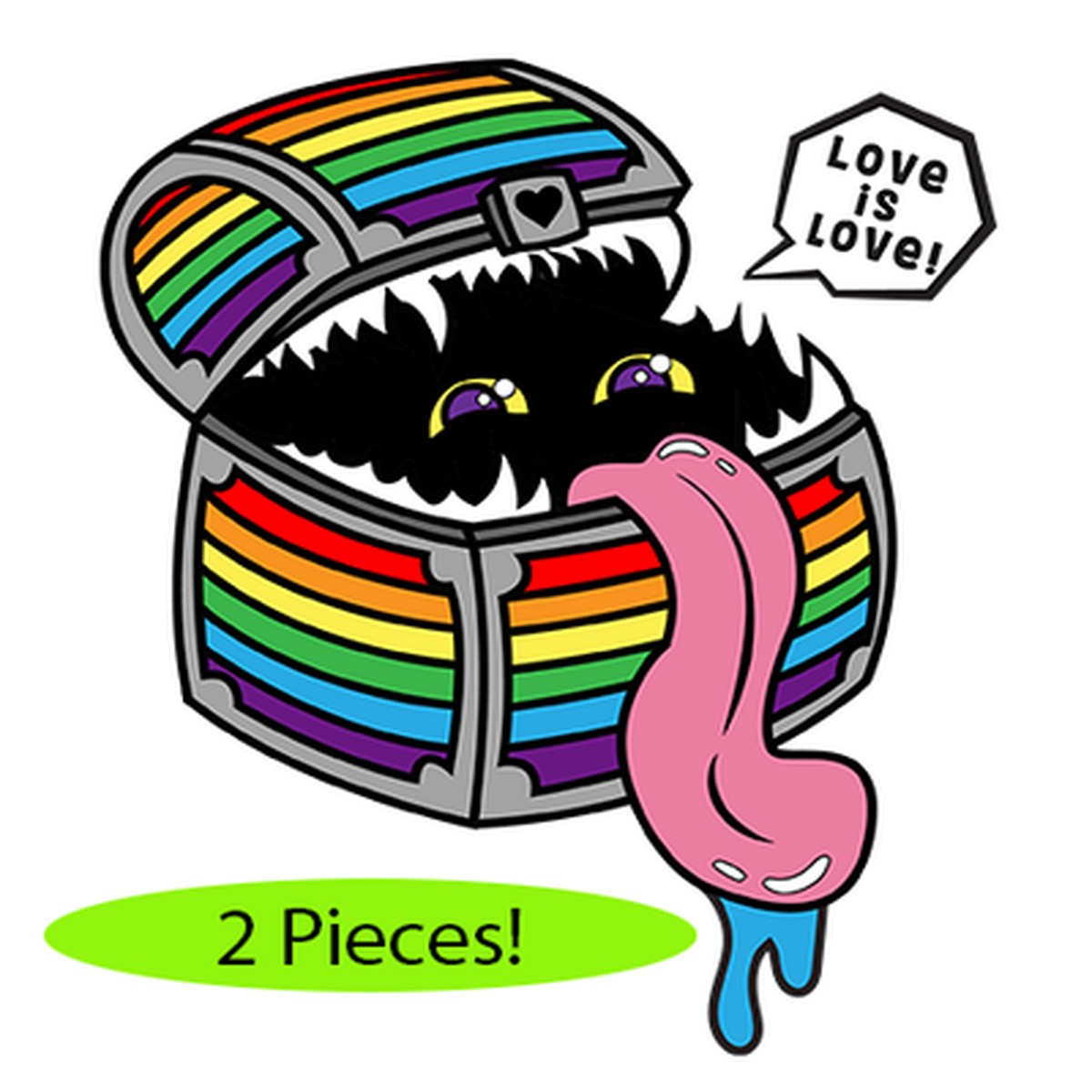 Pride Mimic Pin: Rainbow