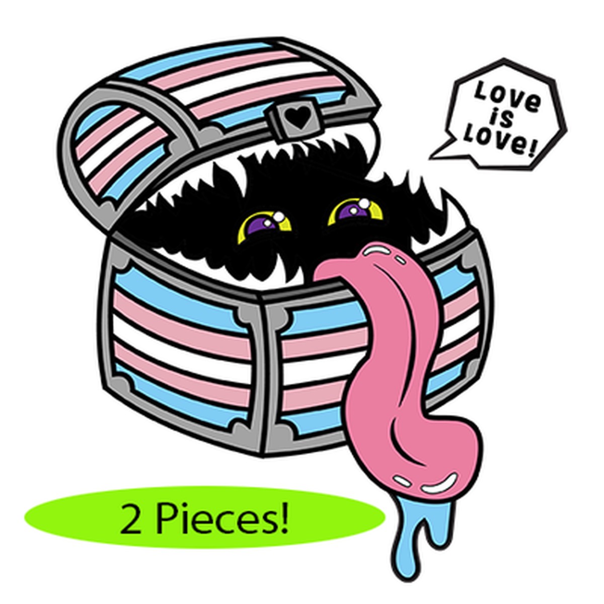 Pride Mimic Pin: Transgender