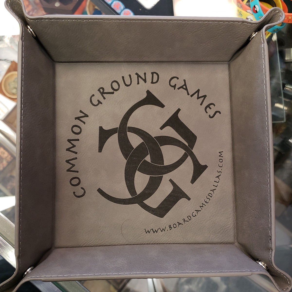 Common Ground Games Snap Dice Tray Grey