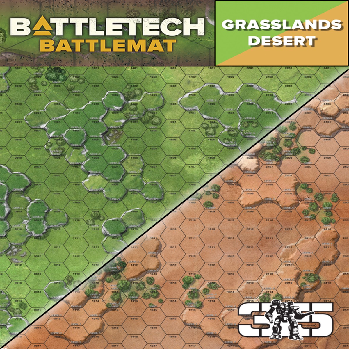 BattleTech: Battlemat Grasslands/Desert