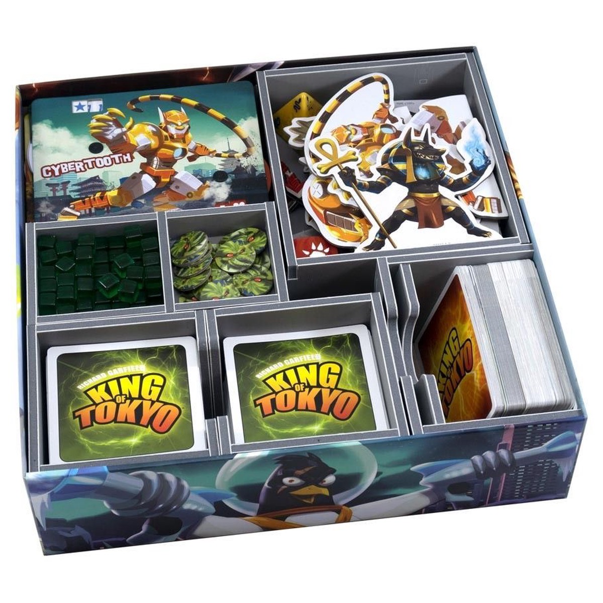 Folded Space Box Insert for King of Tokyo or King of New York & Expansions