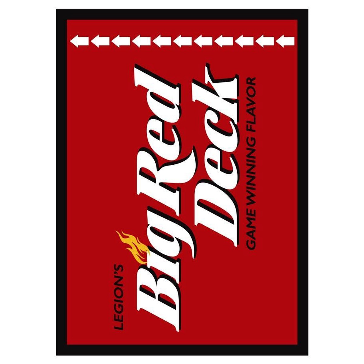 Legion Standard Card Game Sleeves 50ct Matte Big Red