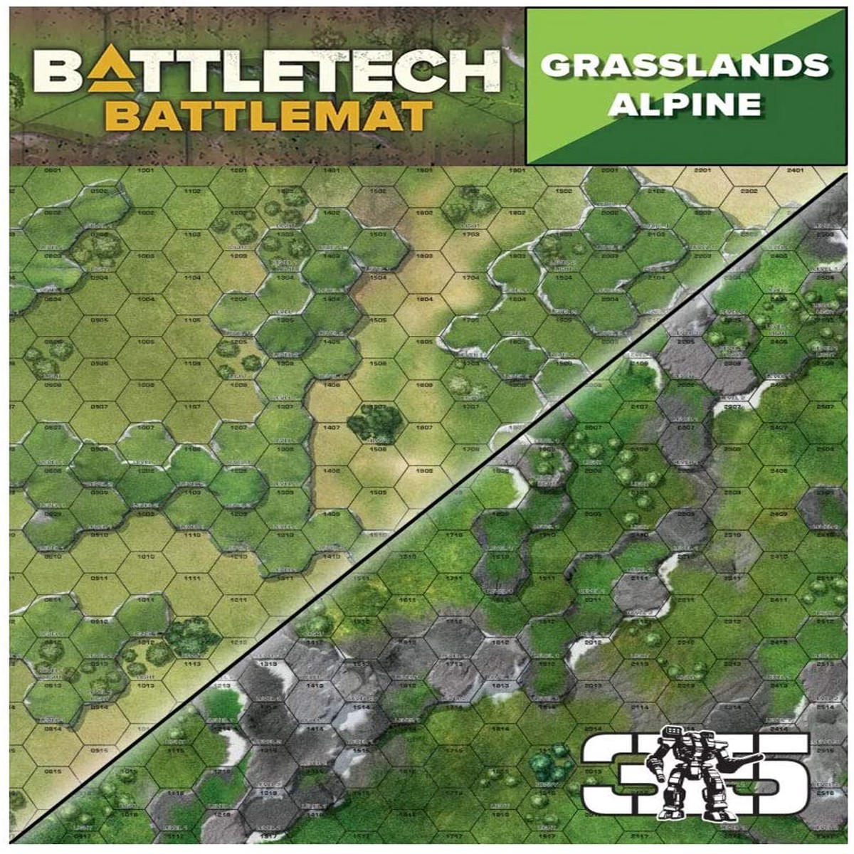 BattleTech: Battlemat Grasslands/Alpine