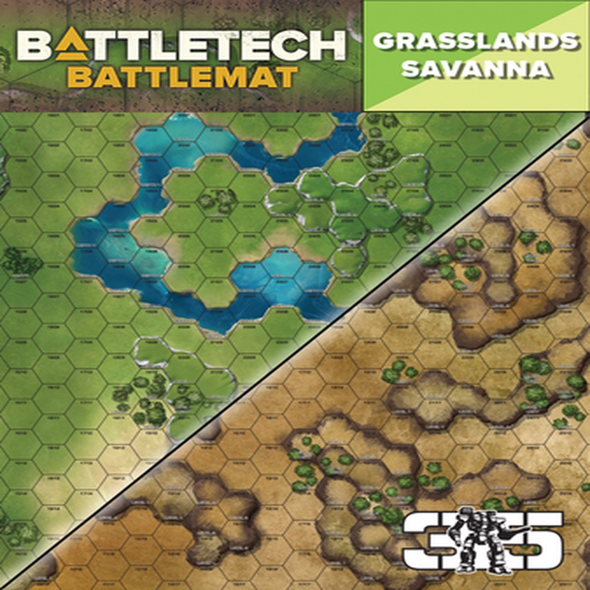 BattleTech: Battlemat Grasslands/Savanna