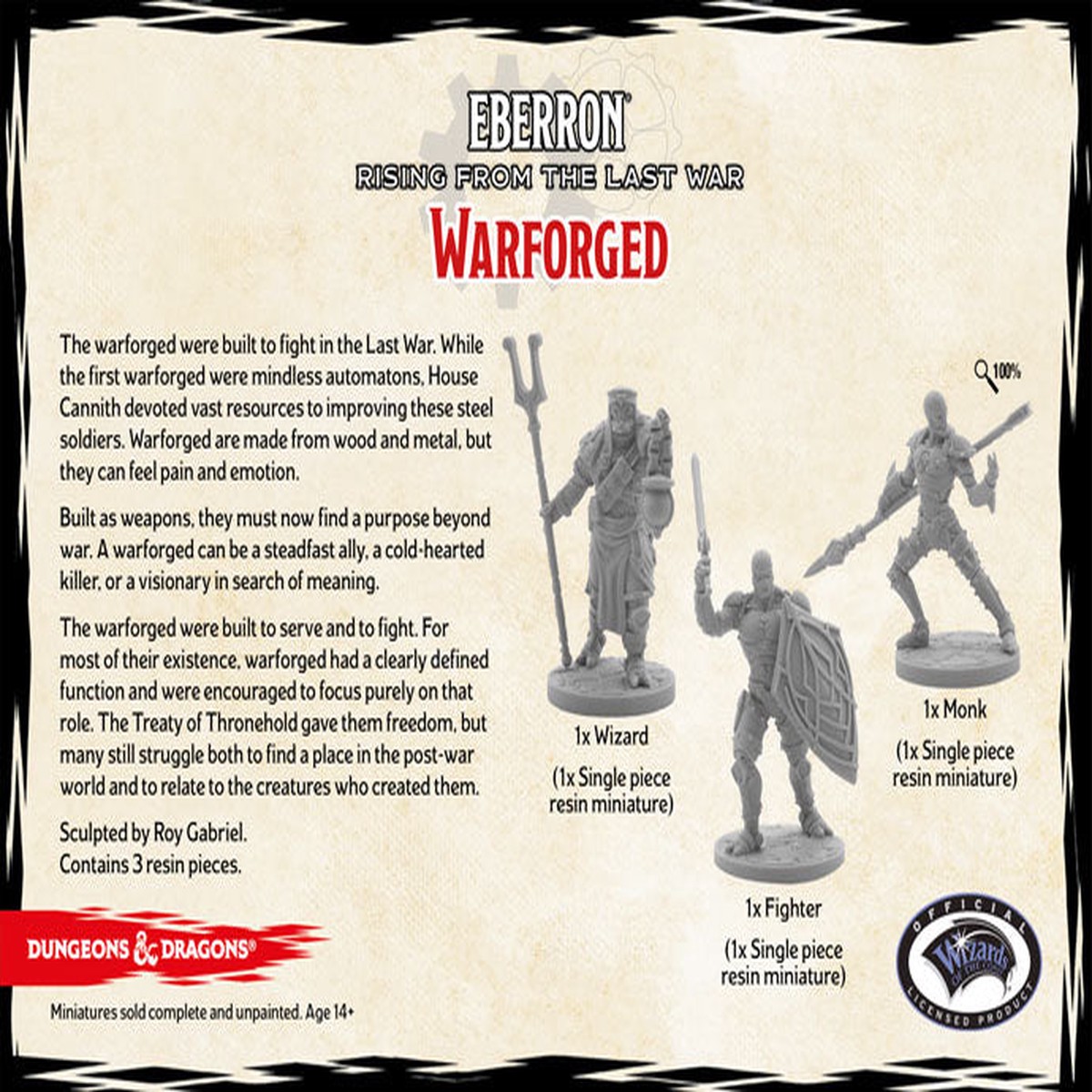 D&D Collector's Series Miniatures Eberron: Rising from the Last War Warforged