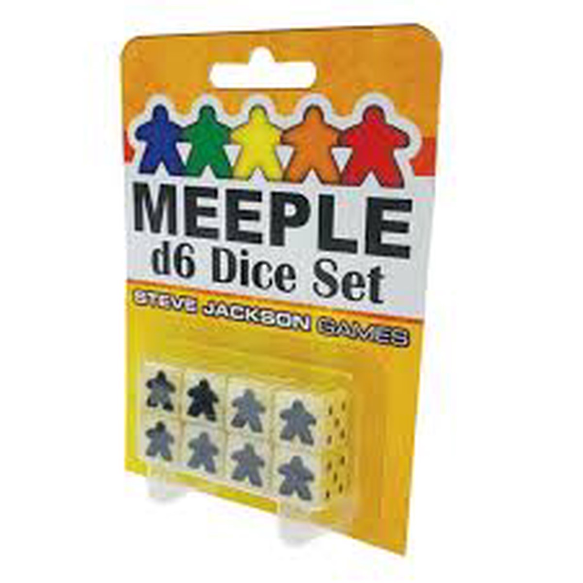 Meeple D6 Dice Set White