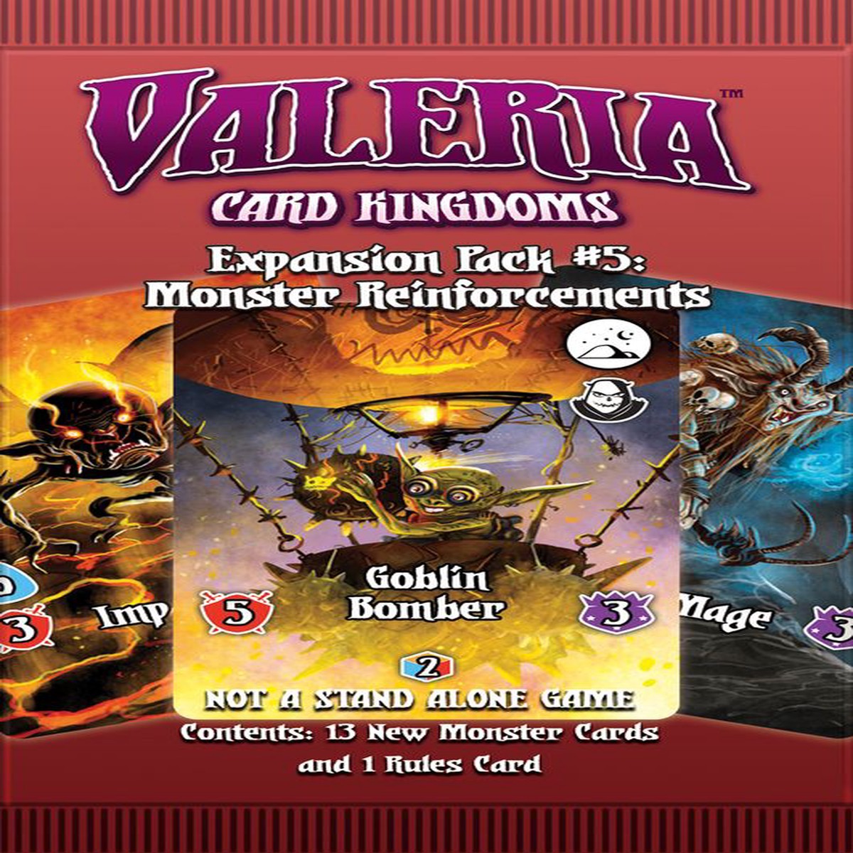 Valeria: Card Kingdoms Expansion Pack #05: Monster Reinforcements