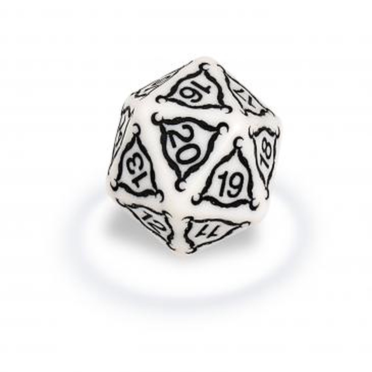Titan 20-Sided Jumbo Dice - 40mm, Ivory
