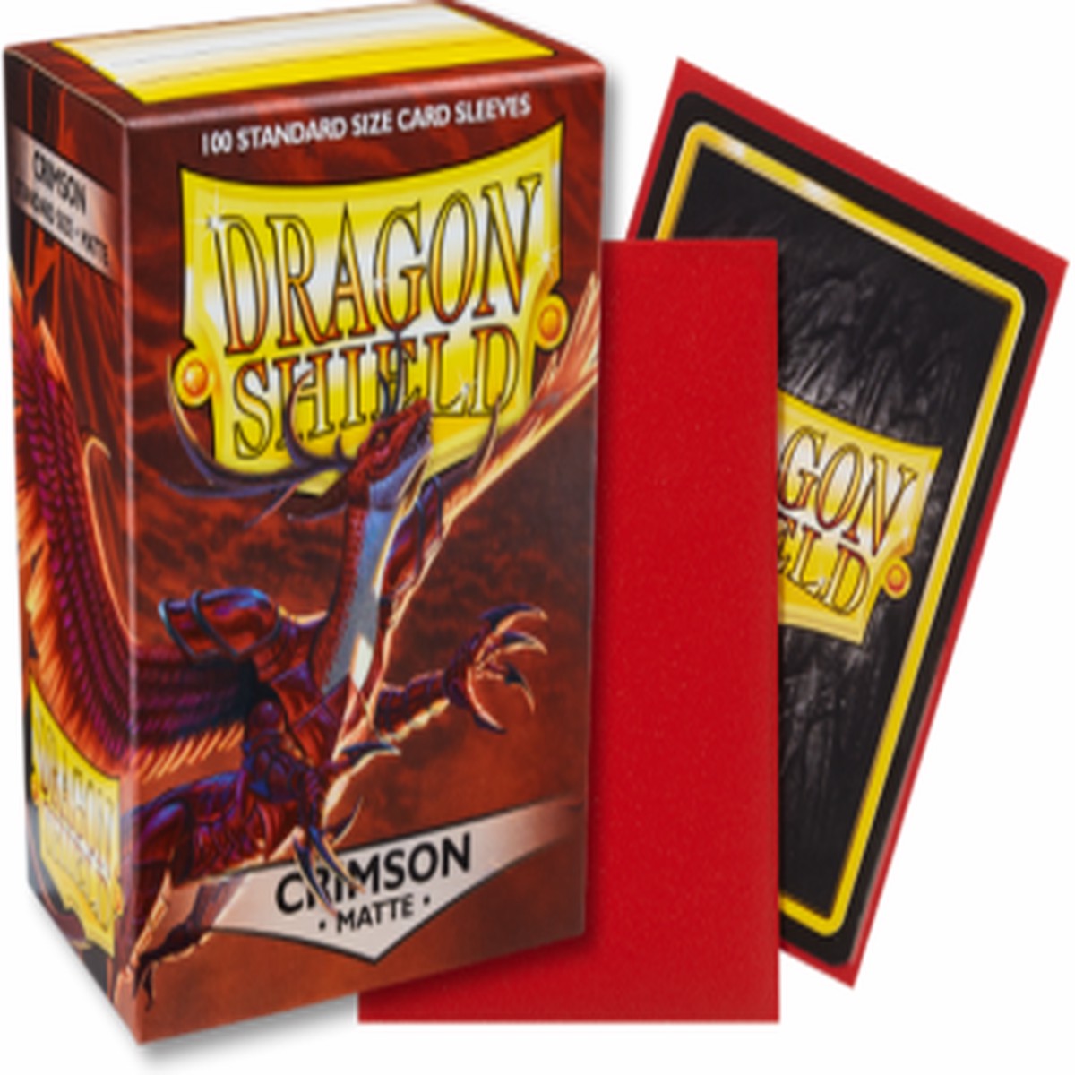 Dragon Shield Matte Standard Sleeves 100ct Crimson (11021)