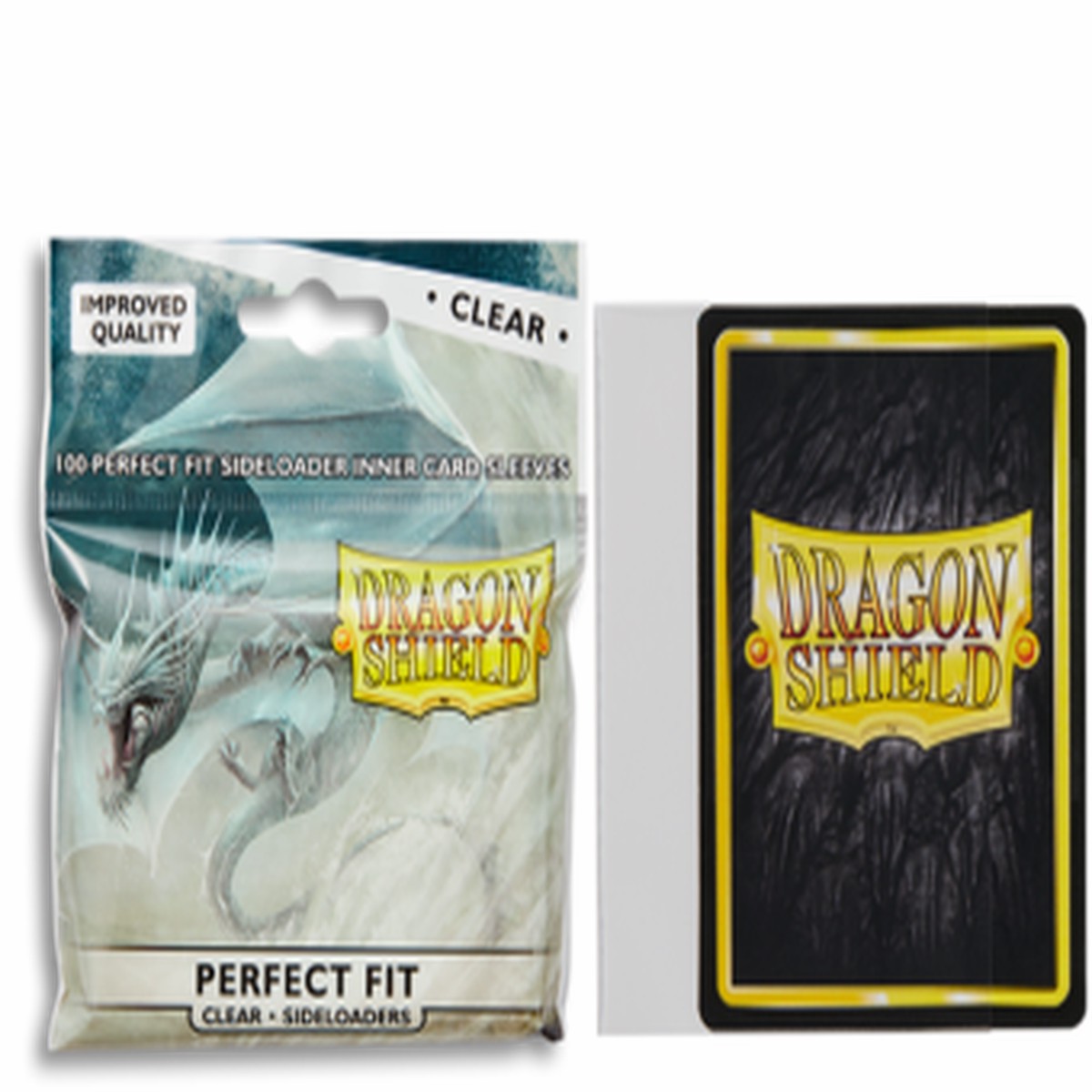 Dragon Shield Perfect Fit Side Load Standard Sleeves 100ct Clear (13101)