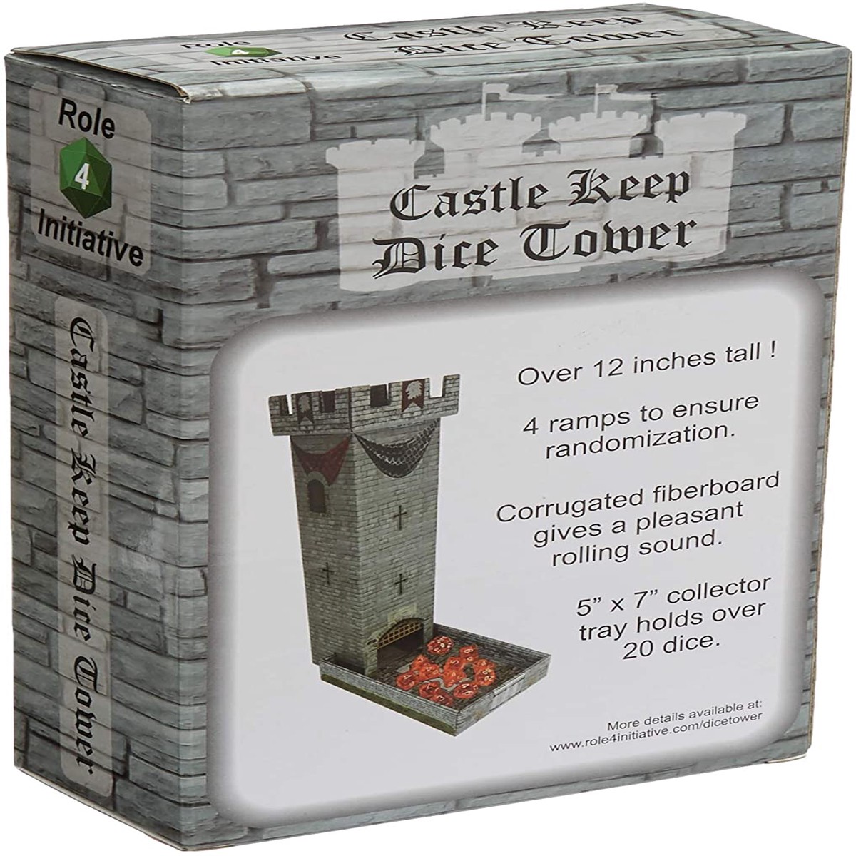 Role 4 Initiative Castle Keep RPG Dice Tower