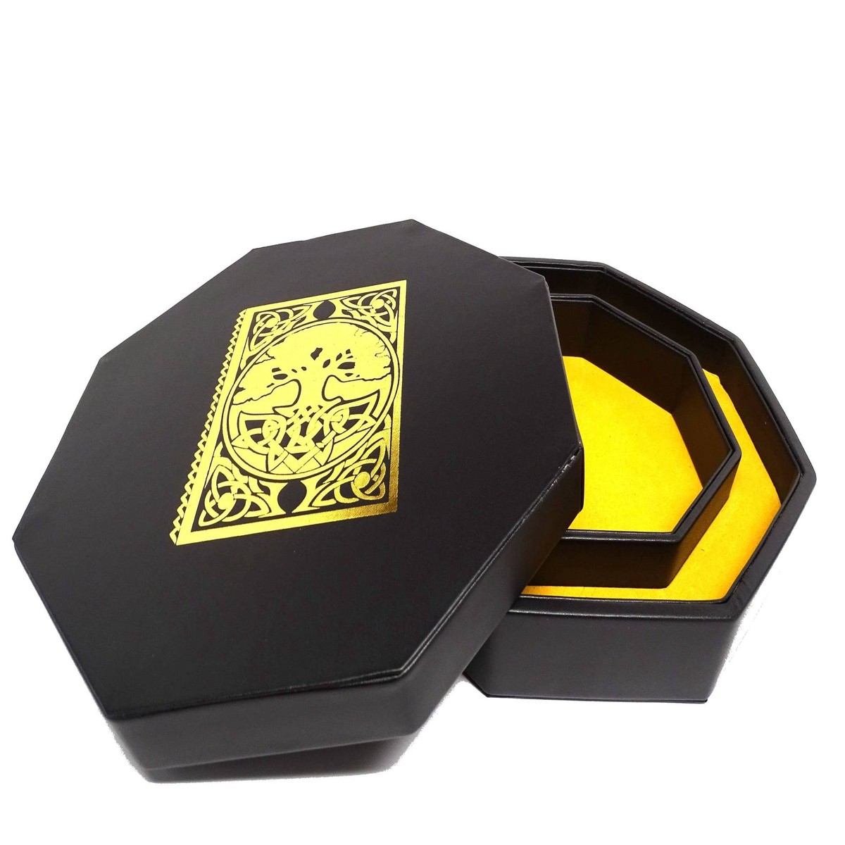 Easy Roller Spell Book Dice Tray With Dice Staging Area and Lid