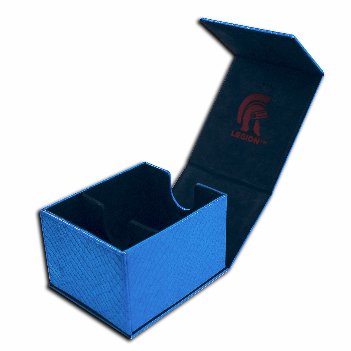 Legion Dragon Hide Hoard Plus Deck Box Blue