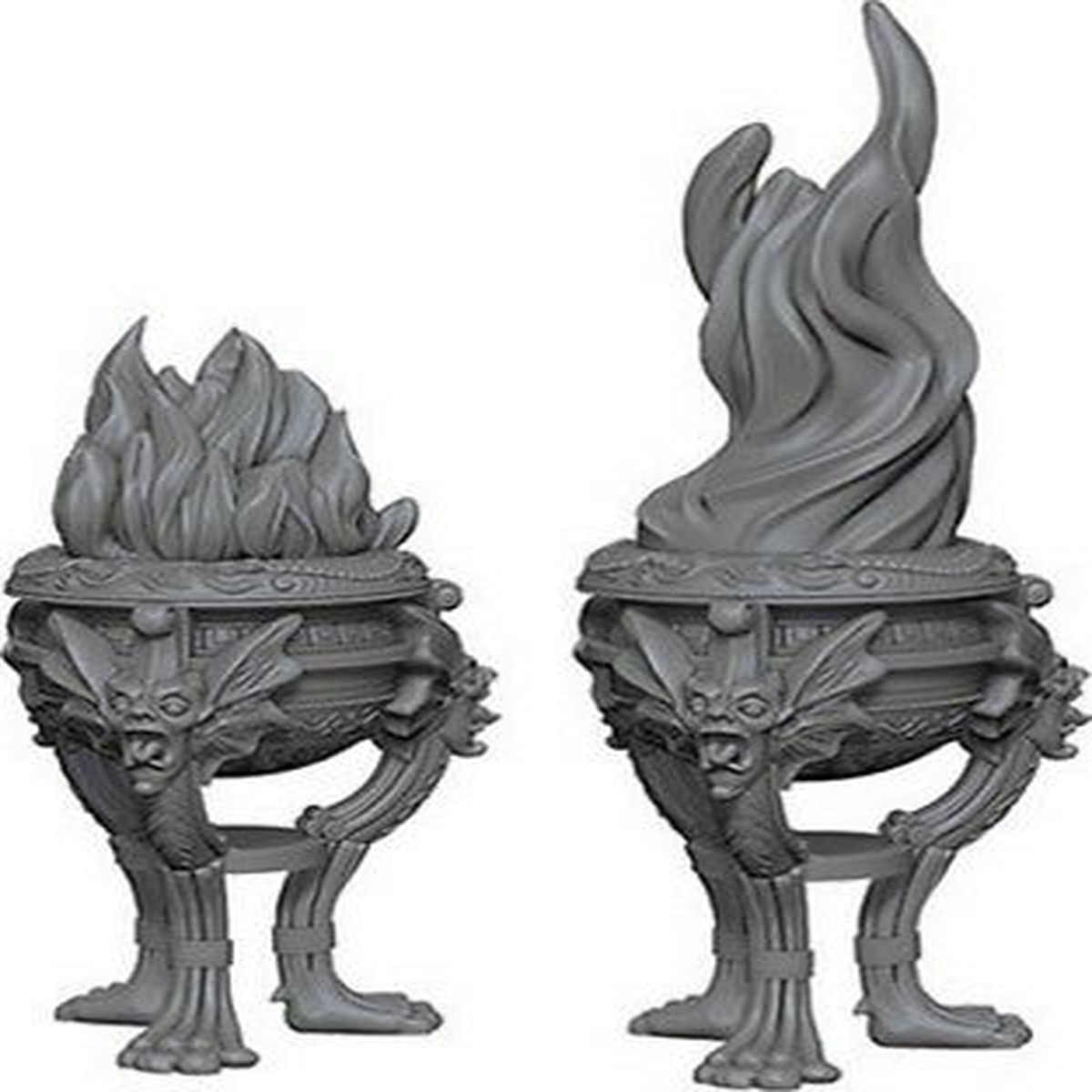 Pathfinder Deep Cuts Unpainted Miniatures: Braziers