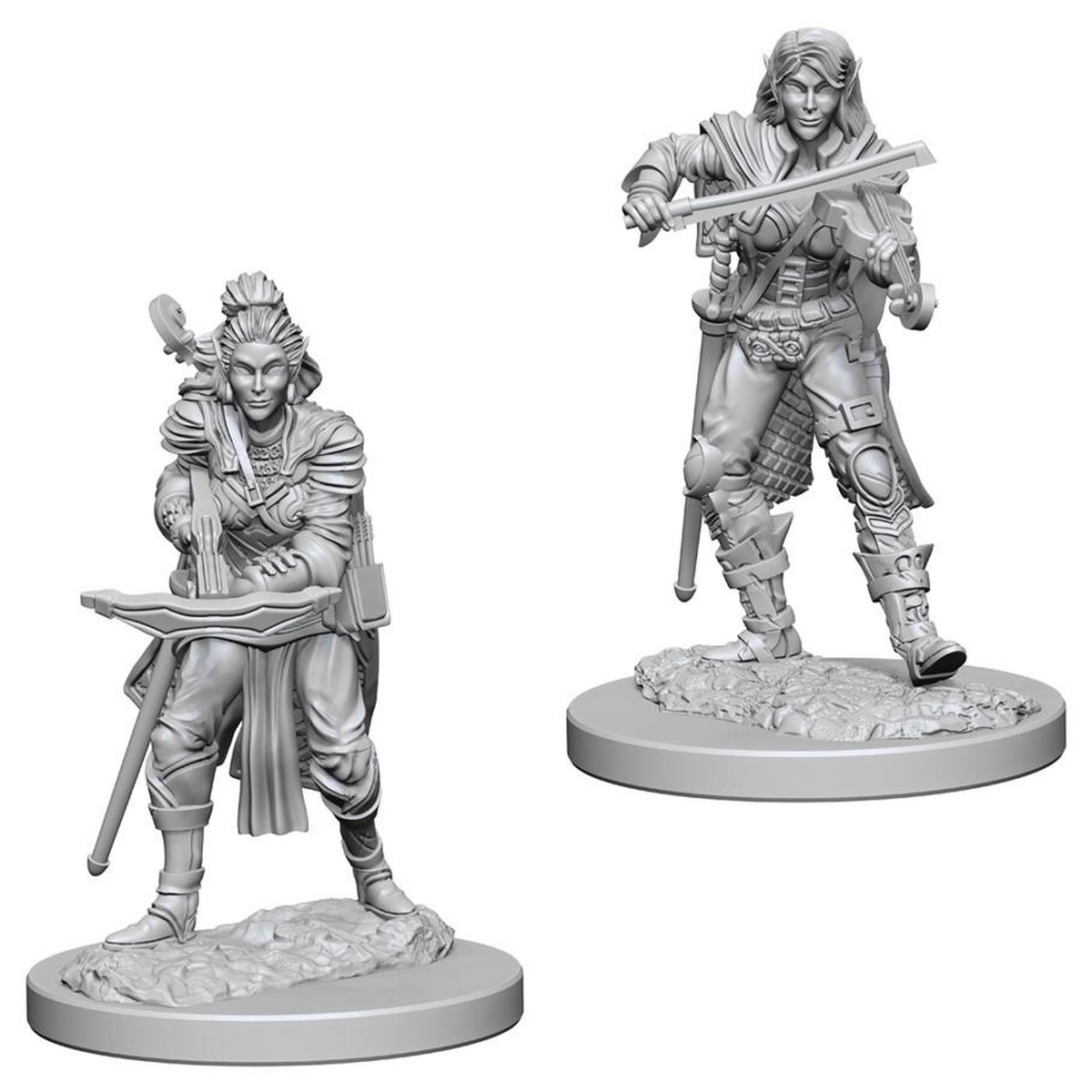 Pathfinder Deep Cuts Unpainted Miniatures: Elf Female Bard