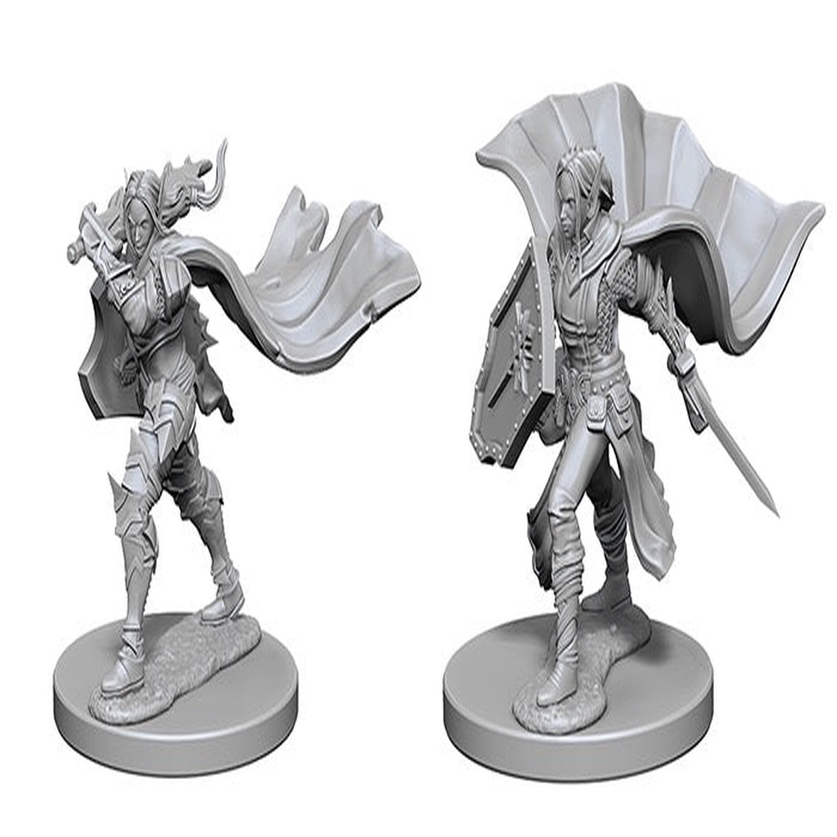 Pathfinder Deep Cuts Unpainted Miniatures: Elf Female Paladin