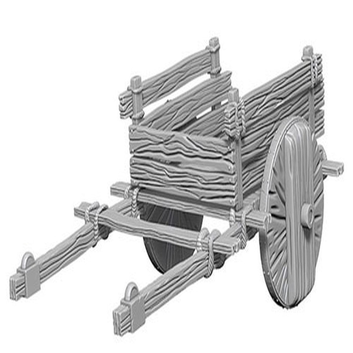 WizKids Deep Cuts Unpainted Miniatures: 2 Wheel Cart