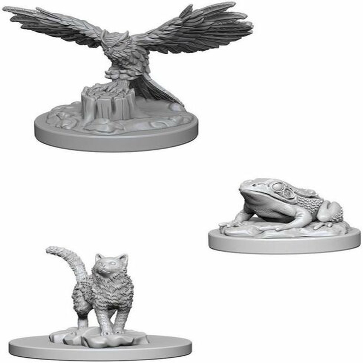 WizKids Deep Cuts Unpainted Miniatures: Familiars (73094)