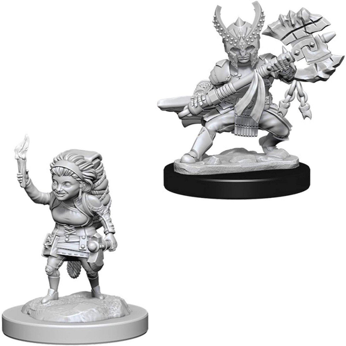 D&D Nolzur's Marvelous Unpainted Miniatures: Halfling Female Fighter