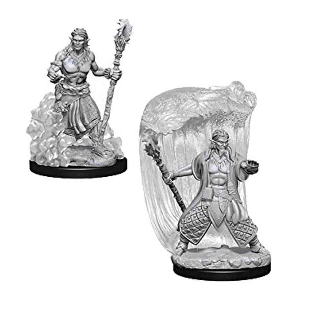 D&D Nolzur's Marvelous Unpainted Miniatures: Water Genasi Male Druid