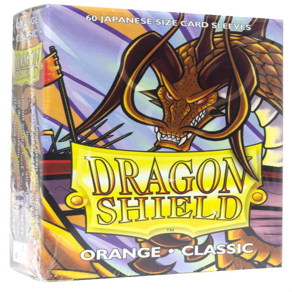 Dragon Shield Classic Japanese Size Sleeves 60ct Orange (10613)