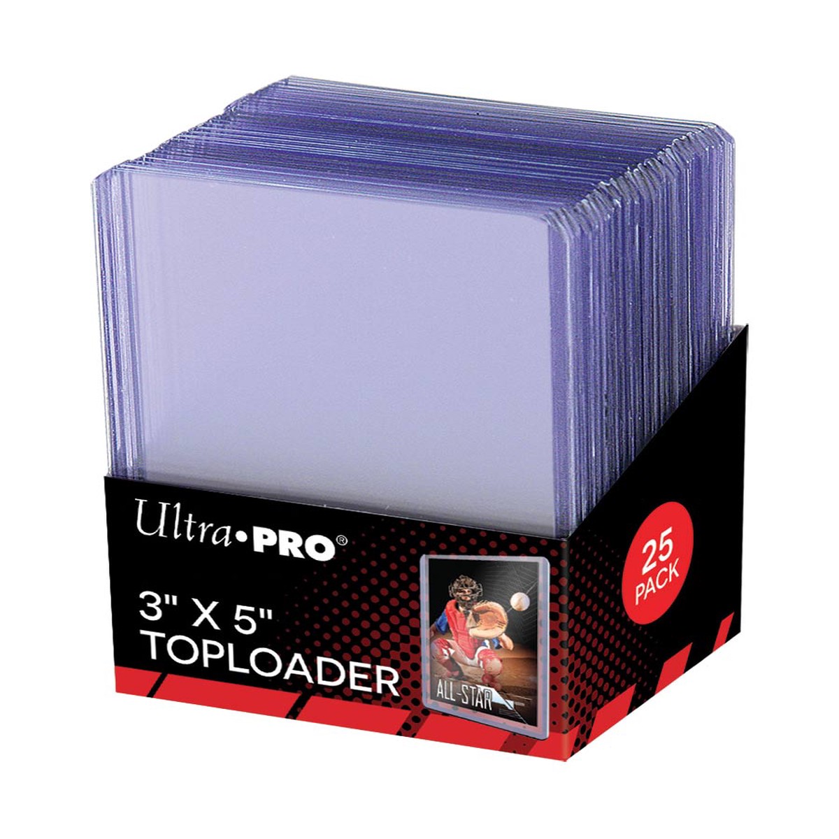 Ultra Pro 3" x 5" 25ct Toploader (81182)