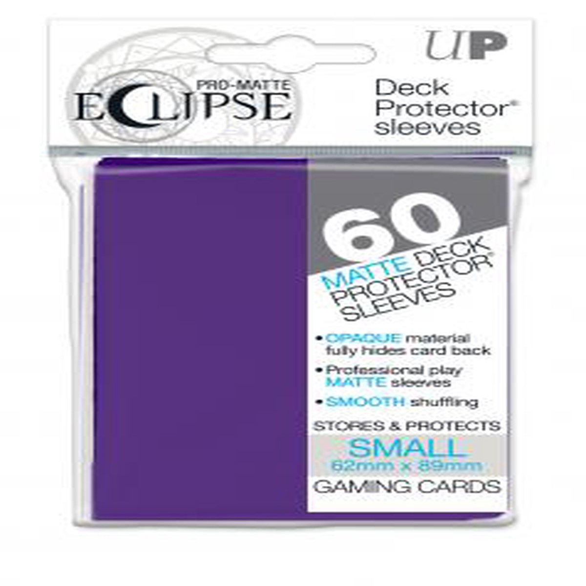 Ultra Pro Small Card Game Sleeves 60ct PRO-Matte Eclipse Royal Purple (85832)