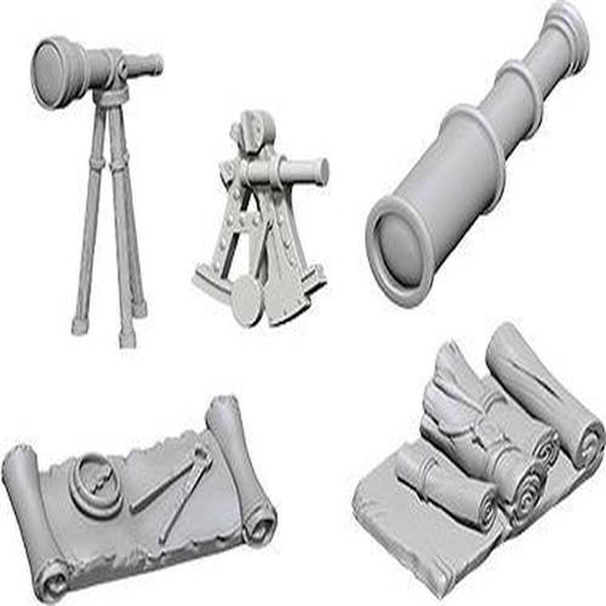 WizKids Deep Cuts Unpainted Miniatures: Navigators Pack
