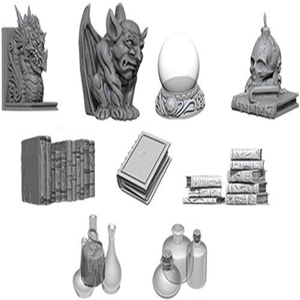 WizKids Deep Cuts Unpainted Miniatures: Wizards Room