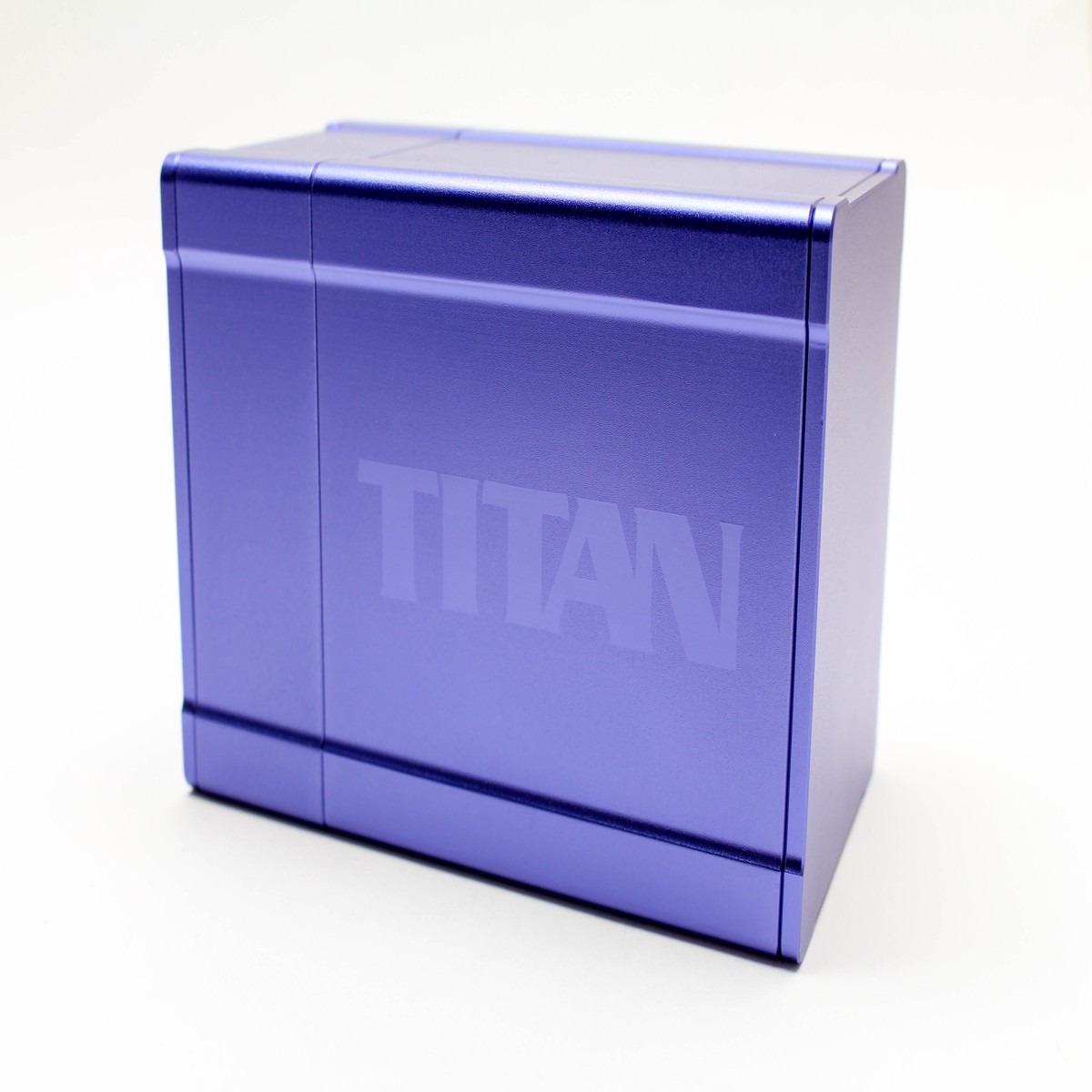 Box Gods Titan Metal Deck Box Purple